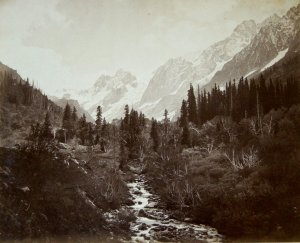 Glaciers in the Scinde Valley - Cashmere