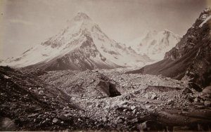 Mount Moira (22,621 Ft.) from the Gangootri Glacier