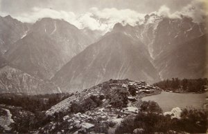 View of Chini and it's Mountains